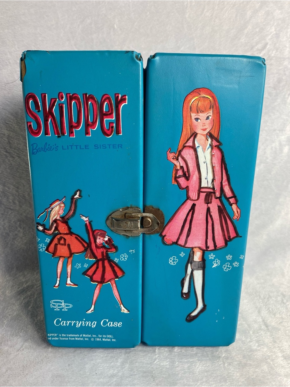 1963 Vintage Skipper Doll With Case & Clothes 1960s Lot Mattel Barbie Sister - Picture 15 of 16